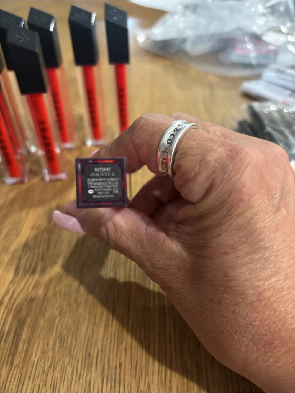 Morphe Women Makeup Liquid Lipstick hot shot. You get 1.